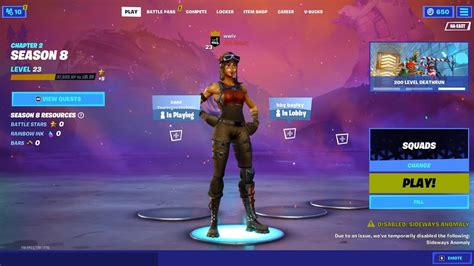 fortnite renegade raider in lobby